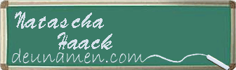 Natascha Haack Visitenkarte